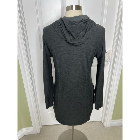 Toad &Co Dress Dark Gray Long Sleeve S Hood Pockets Intemosso Stretch Athleisure - Picture 11 of 11